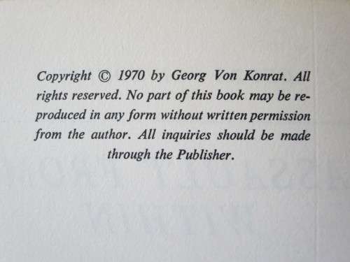 ASSAULT FROM WITHIN - an epic of the last war  by Georg von Konrat