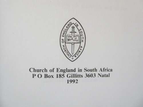 A CANDLE BURNS IN AFRICA  Church of England in South Africa  by Anthony Ive