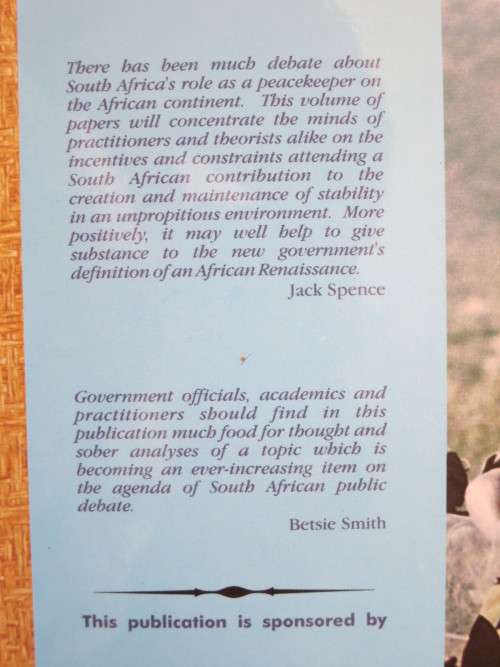 FROM PEACEKEEPING TO COMPLEX EMERGENCIES  by Jakkie Cilliers and Greg Mills
