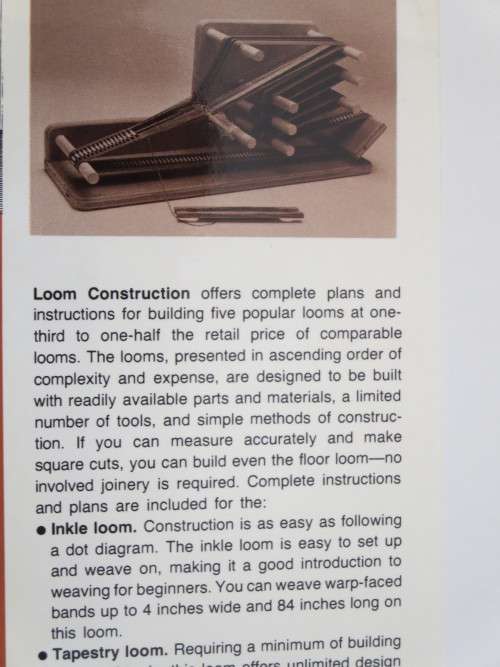 LOOM CONSTRUCTION  by Jeri Hjert/Paul Von Rosenstiel