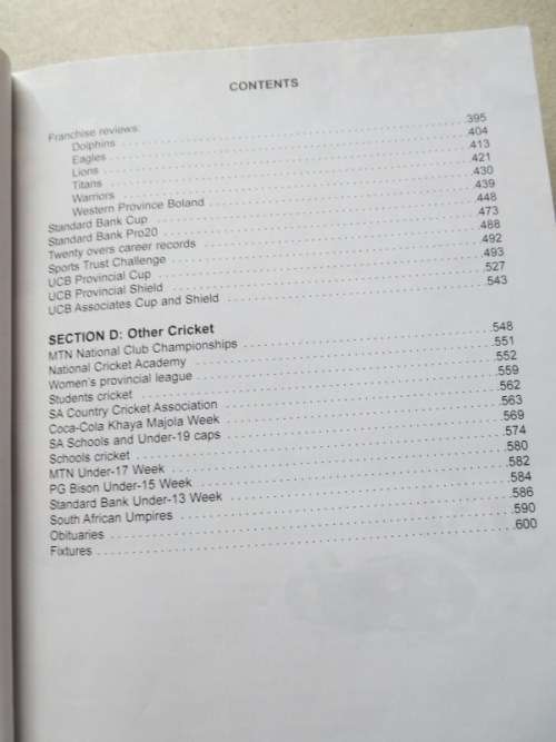 MUTUAL and FEDERAL SA CRICKET ANNUAL 2005  Edited by Colin Bryden