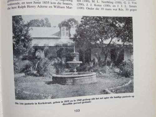 MEETSNOERE IN LIEFLIKE PLEKKE  deur A.P. Smit  N.G. Gemeente Durbanville 1826 - 1976
