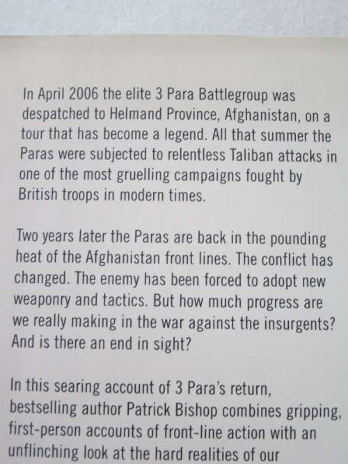 GROUND TRUTH 3 PARA: RETURN TO AFGHANISTAN  by Patrick Bishop
