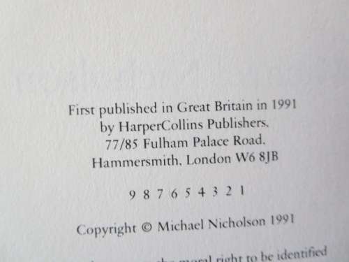 A MEASURE OF DANGER  Memoirs of a British war correspondent  by Michael Nicholson