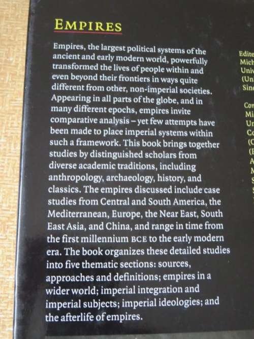 EMPIRES  Perspectives from Archaeology and History  by Susan E. Alcock and others