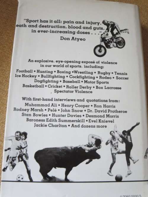 BLOOD and GUTS - VIOLENCE IN SPORTS  by Don Atyeo