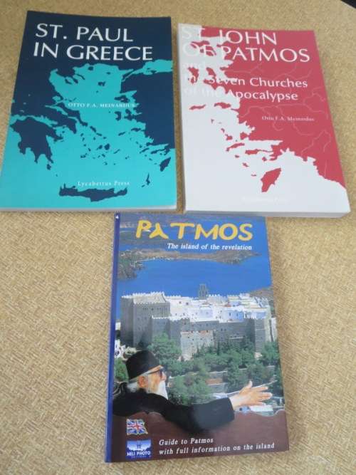 2 X OTTO E A MEINARDUS: ST PAUL IN GREECE and ST JOHN OF PATMOS and PATMOS: Island of the revelation