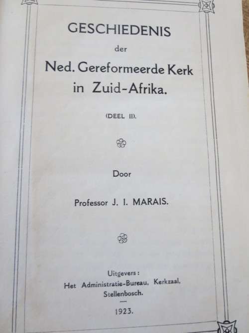 DE CHRISTELIKE HUIS-BIBLIOTHEEK: GESCHIEDENIS DER N.G. KERK IN ZUID-AFRIKA (Deel II)