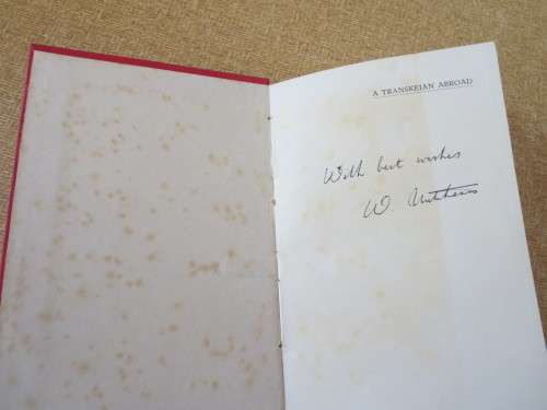 A TRANSKEIAN  ABROAD  A series of Sketches  by W. H. Hutcheson  (SIGNED)