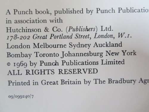 PICK OF PUNCH  by Punch Publications