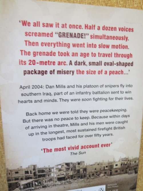 SNIPER ONE True story of a British battle group under siege by Sgt Dan Mills