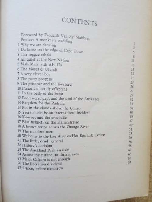 STRANGE DAYS INDEED Tales from the old, and the nearly new South Afrtica  by Shaun Johnson
