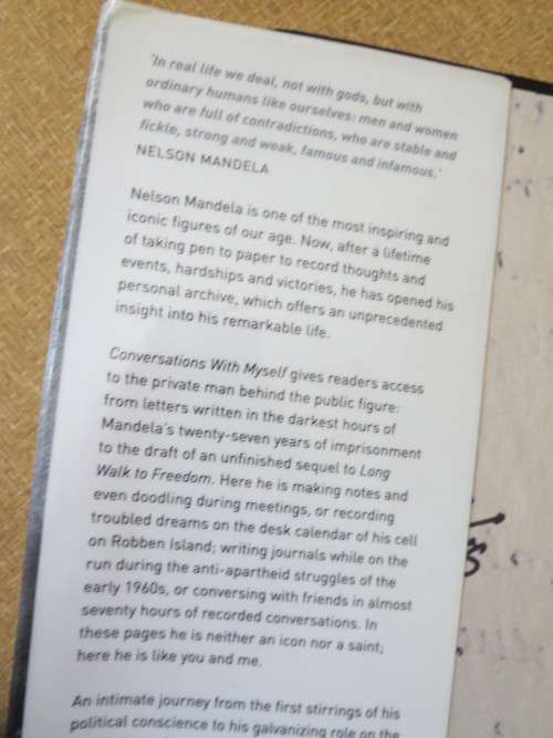 NELSON MANDELA  Conversations with Myself  Foreword: Barack Obama