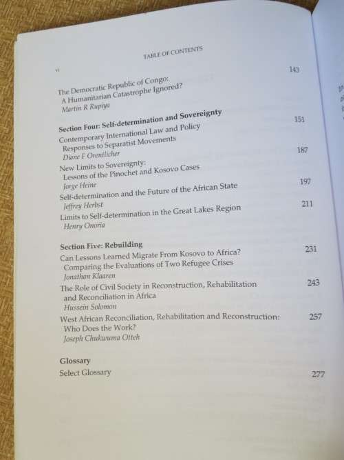 A CONTINENT APART  Kosovo, Africa and Humanitarian Intervention  by Elizabeth Sidiropoulos
