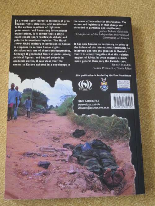 A CONTINENT APART  Kosovo, Africa and Humanitarian Intervention  by Elizabeth Sidiropoulos