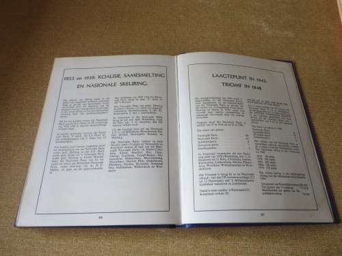 DIE NASIONALE BOEK  1948 - 1973  (25 Jaar van Nasionale bewind)  Redakteur A.M. van Schoor