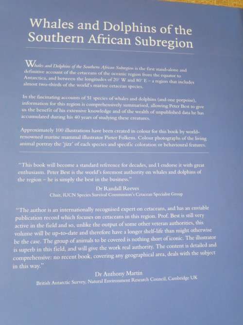 WHALES AND DOLPHINS OF THE SOUTHERN AFRICAN SUBREGION  by Peter B. Best