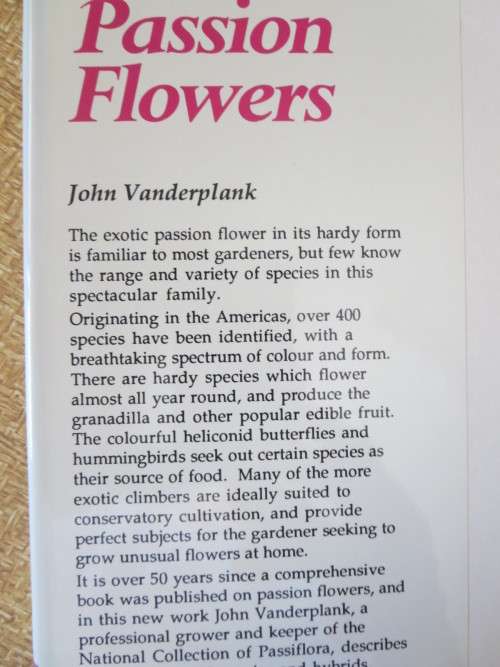 PASSION FLOWERS  by John Vanderplank
