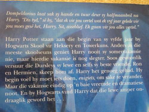 HARRY POTTER EN DIE ORDE VAN DIE FENIKS  deur J.K. Rowling