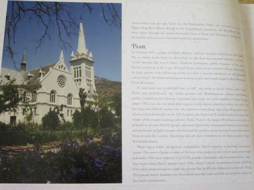 PAARL and WELLINGTON  Gateway to the South African Winelands