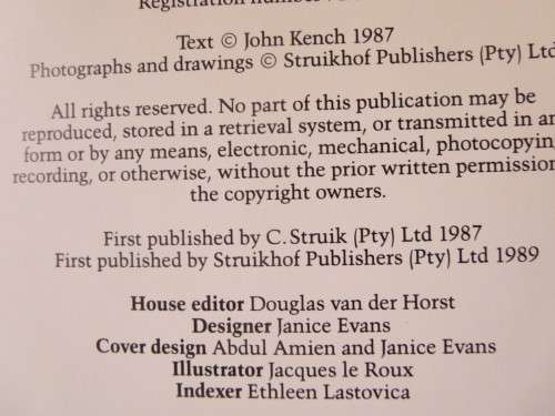 COTTAGE FURNITURE IN SOUTH AFRICA  by John Kench with Ralph Mothes