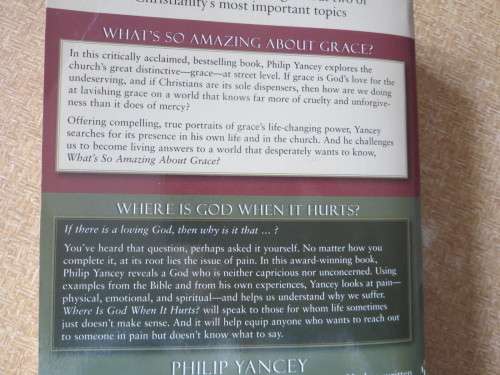 2 X PHILIP YANCEY:  What`s so amazing about grace? and Where is God when it hurts? (2 Books in one)