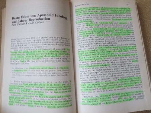 APARTHEID AND EDUCATION  The Education of Black South Africans  by Peter Kallaway