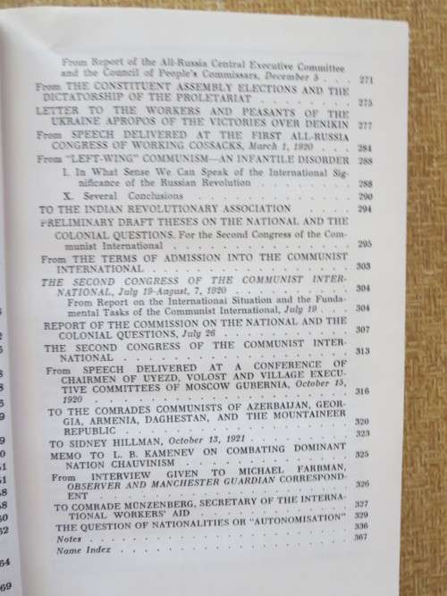 V. I. LENIN  On Proletarian Internationalism