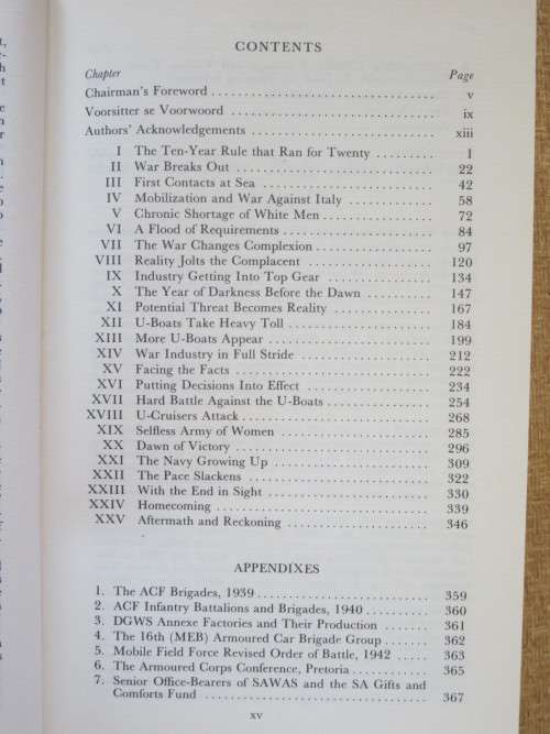SOUTH AFRICA  AT WAR: South African Forces World War II (Vol 7)  by H.J. Martin / Neil Orpen