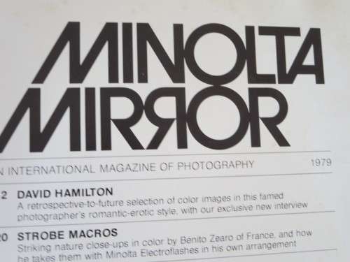 MINOLTA MIRROR  An International Magazine Of Photography