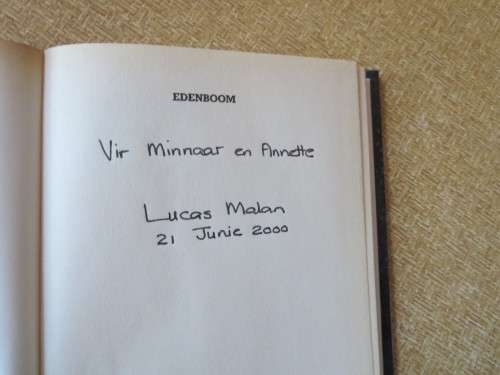 EDENBOOM  deur Lucal Malan  (Gedigte)