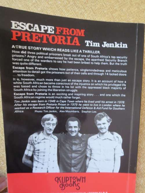 ESCAPE FROM PRETORIA  by Tim Jenkin  (True Crime)