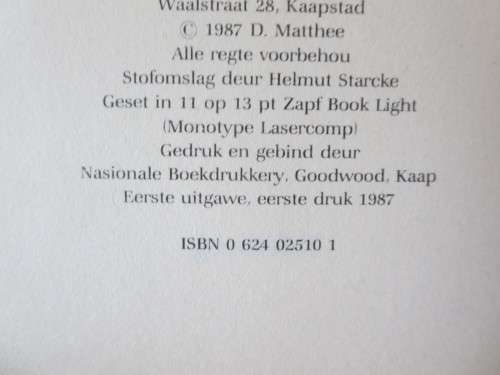 MOERBEIBOS  deur Dalene Matthee