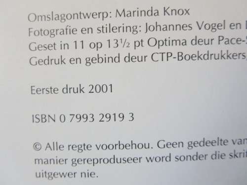 CORDON BOER KOSBOEK  deur Lochner de Kock  Fotografie: Johannes Vogel