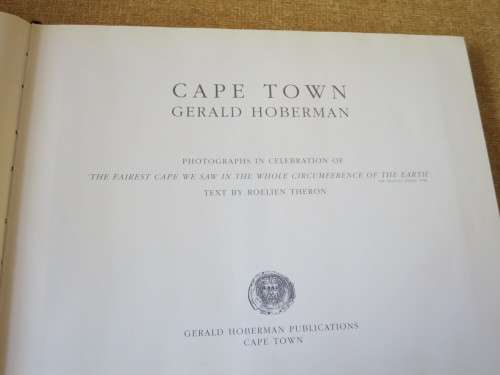 CAPE TOWN  by Gerald Hoberman