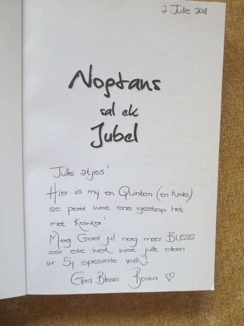 NOGTANS SAL EK JUBEL  deur Benita Botes (Memoirs)