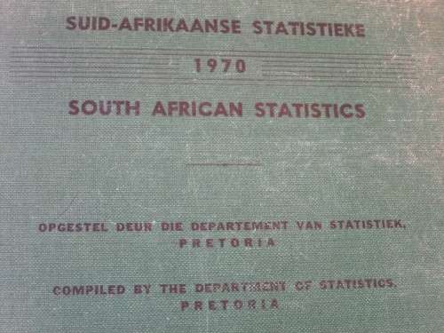 SUID-AFRIKAANSE STATISTIEKE  1970  SOUTH AFRICAN STATISTICS