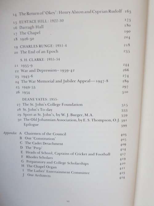 VENTURE OF FAITH  The Story of St. John`s College, Johannesburg  1898-1968  by K.C. Lawson