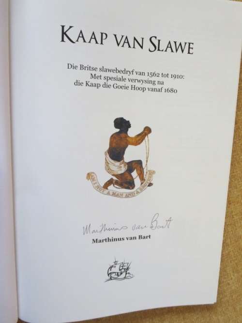 KAAP VAN SLAWE  deur Marthinus van Bart  (GETEKEN)