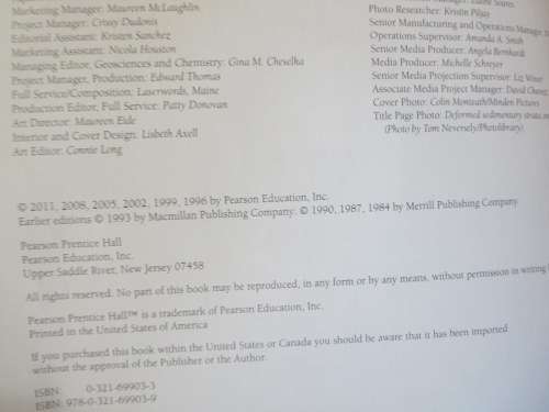 EARTH: AN INTRODUCTION TO PHYSICAL GEOLOGY byTarbuck and Lutgens Illistrated by Dennis Tasa
