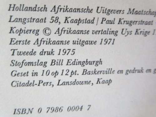 KONING LEAR  William Shakespeare  Vertaal deur Uys Krige