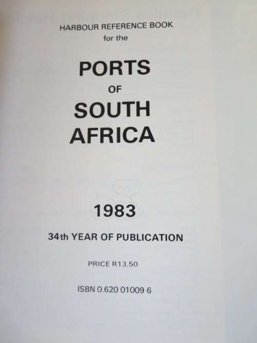 PORTS OF SOUTH AFRICA  by G. J. Harris