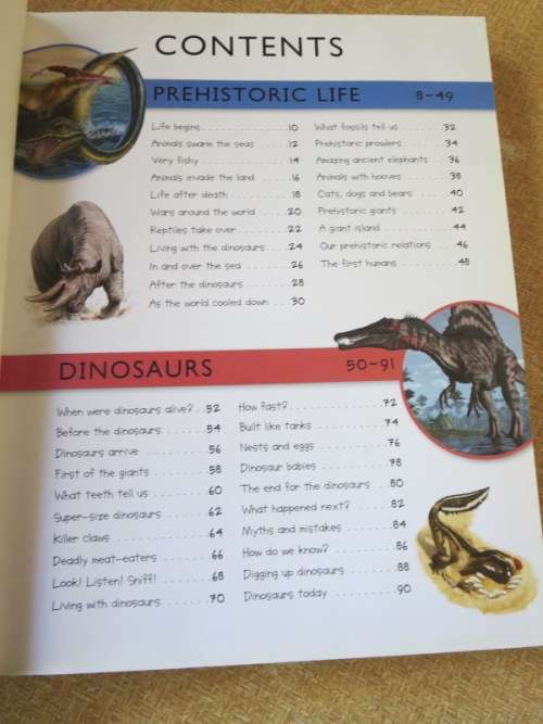 CHILDREN`S ENCYCLOPEDIA: DINOSAURS AND PREHISTORIC LIFE  by Miles Kelly Publishing