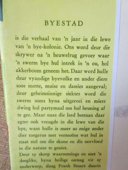 BYESTAD deur Frank S. Stuart  Die Libri-reeks Nr XI