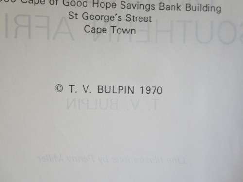DISCOVERING SOUTHERN AFRICA  by T. V. Bulpin