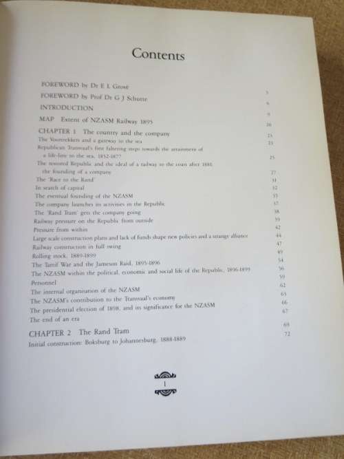 THE BUILDINGS, STEAM ENGINES AND STRUCTURES OF THE NZASM  by DeJongh, Van der Waal, Heydenrych