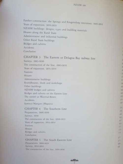 THE BUILDINGS, STEAM ENGINES AND STRUCTURES OF THE NZASM  by DeJongh, Van der Waal, Heydenrych