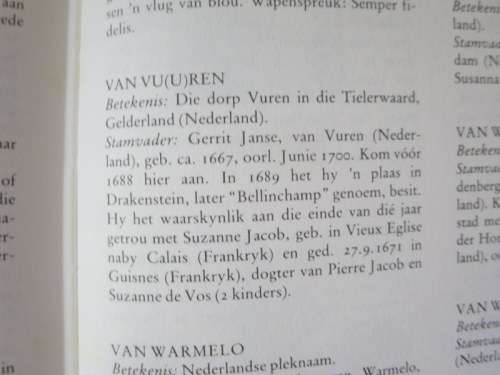 DIE GROOT AFRIKAANSE FAMILIENAAMBOEK  deur C. Pama
