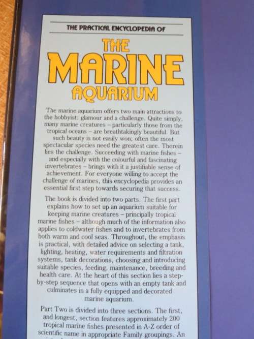 THE PRACTICAL ENCYCLOPEDIA  OF THE MARINE AQUARIUM  by Dick Mills