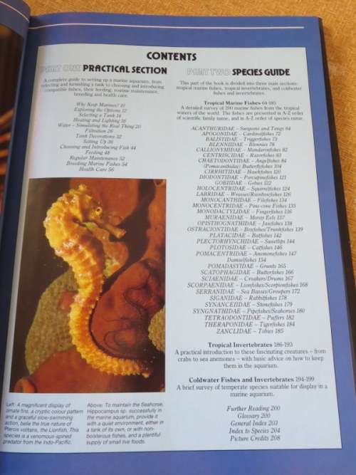 THE PRACTICAL ENCYCLOPEDIA  OF THE MARINE AQUARIUM  by Dick Mills